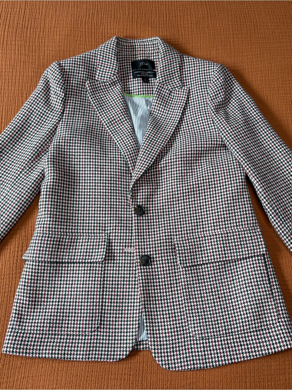 J. Crew Houndstooth Blazer